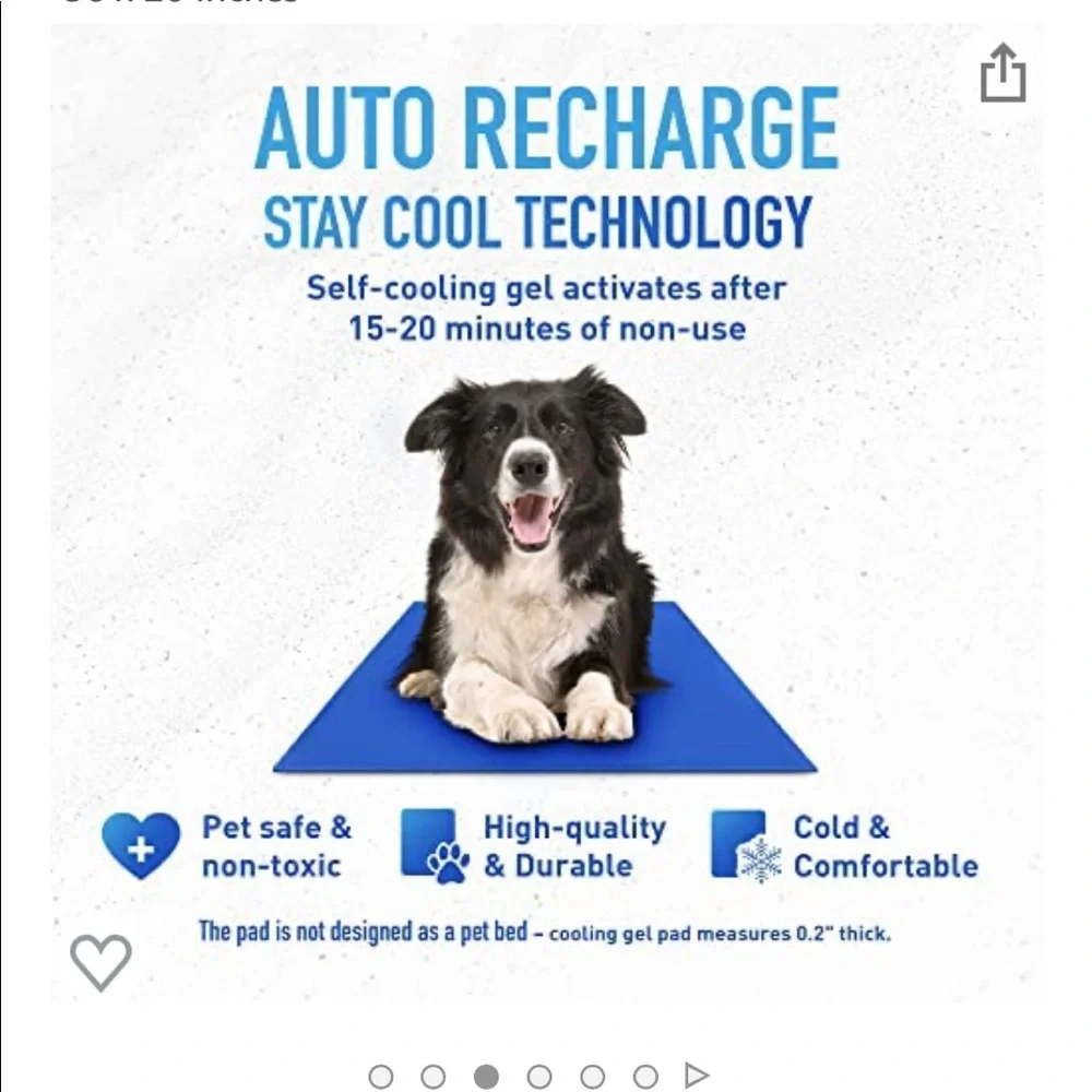Cooling mat for pets